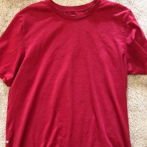 Men's Red Mack Weldon T-Shirt Large